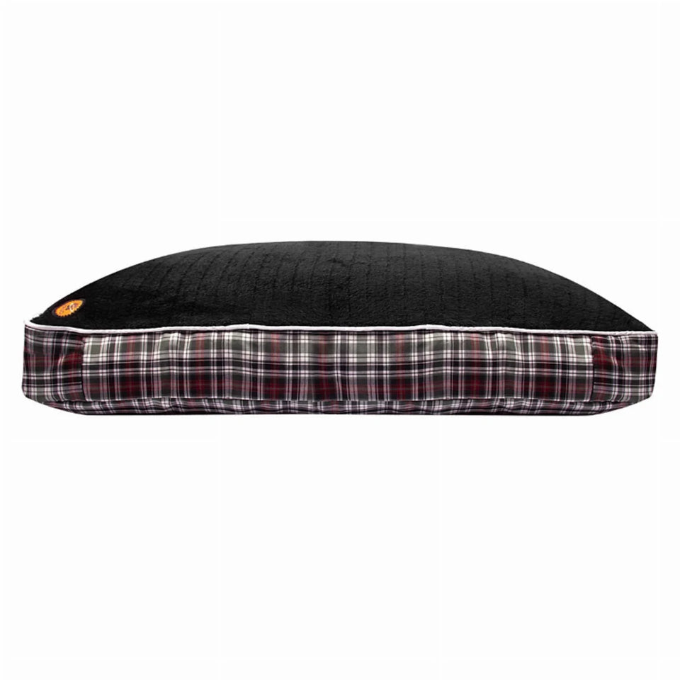 Halo Duck Green Plaid Rectangular Dog Bed, view 2