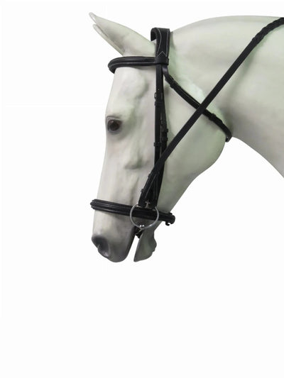 Henri de Rivel Pro Mono Crown Padded Bridle, Black/COB