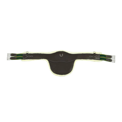 Henri de Rivel Anatomic Jumping Belly Guard Girth with Sherpa, Havana/46