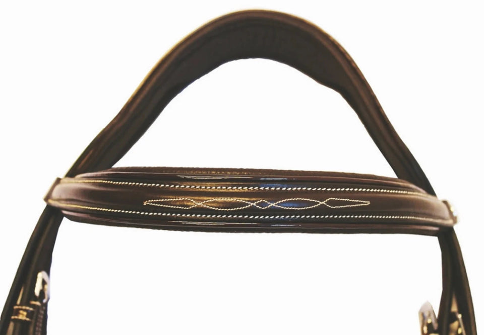 Henri de Rivel Pro Mono Crown Fancy Bridle, view 9