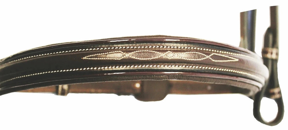 Henri de Rivel Pro Mono Crown Fancy Bridle, view 10