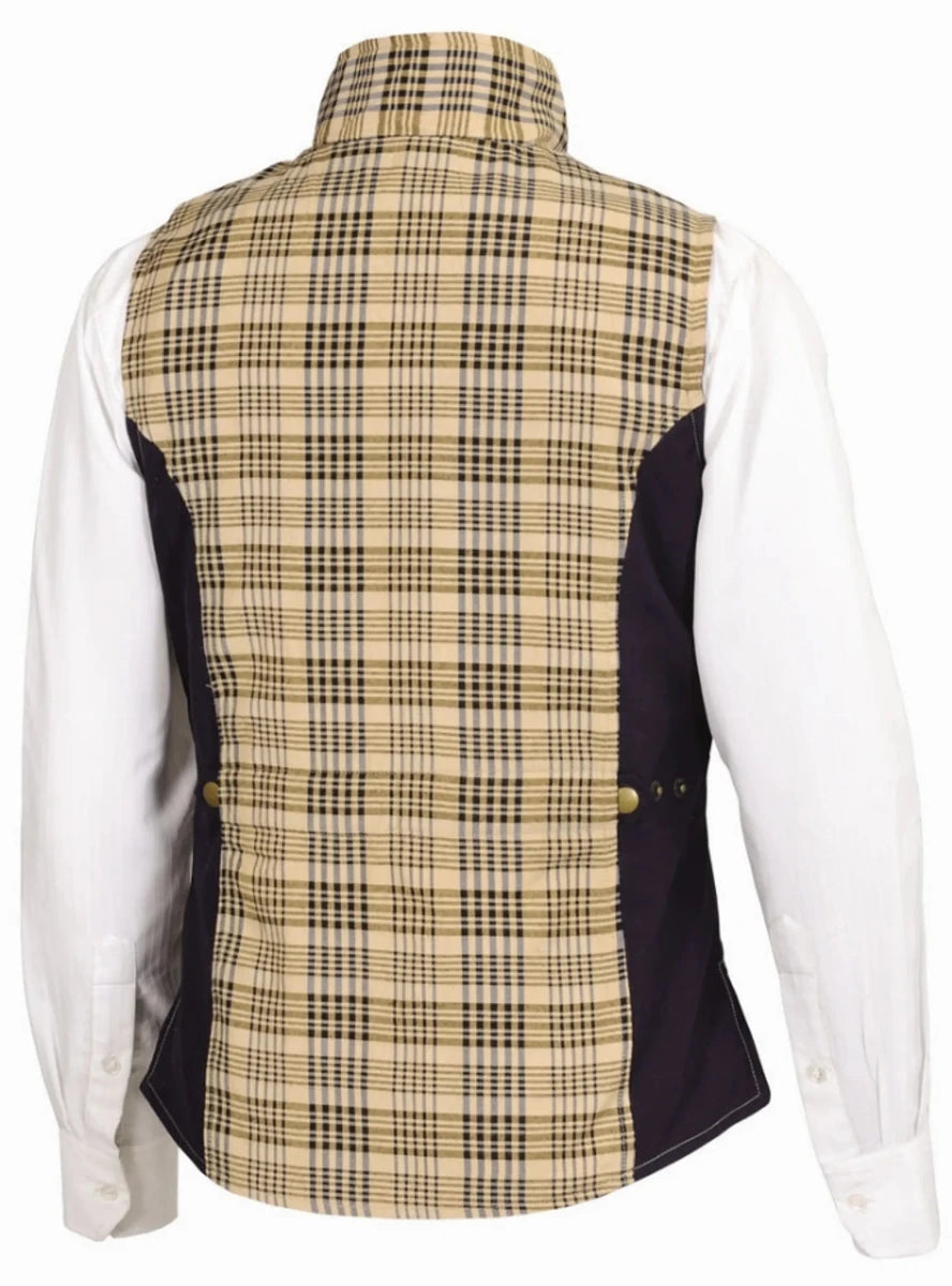5/A Baker Ladies Select Vest - Plaid Equestrian Vest with Adj. Waist, view 18