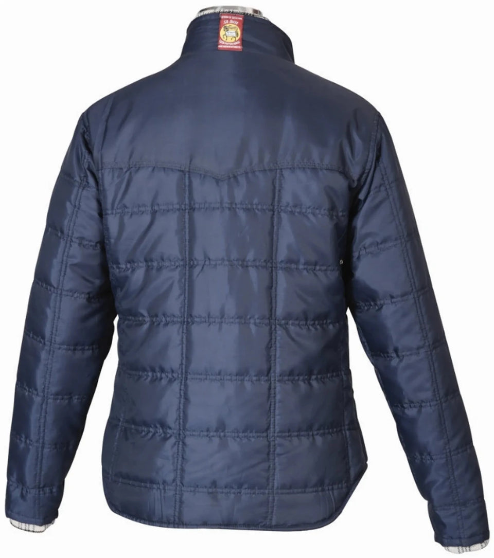 Women's Equestrian Jacket, Classic Plaid Lined Windbreaker, view 10