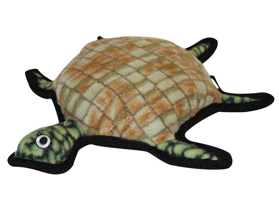 Tuffy Ocean Creature Turtle Durable Dog Toy, Green, 13 in
