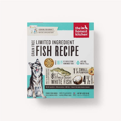 The Honest Kitchen Brave Limited Ingredient Fish Dehydrated Dog Food 4 lb