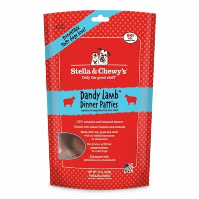 Stella & Chewy's Freeze-Dried Dog Food Lamb Dinner Patties, 14 oz