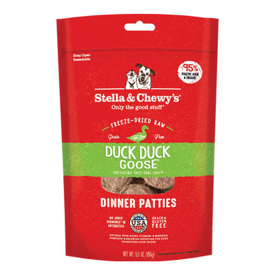 Stella & Chewy's Dog Freeze-Dried Duck Dinner Patties 5.5 oz