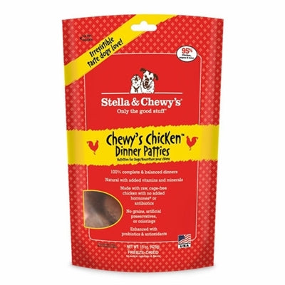 Stella & Chewy's Freeze-Dried Dog Food Chicken Dinner Patties 25 oz