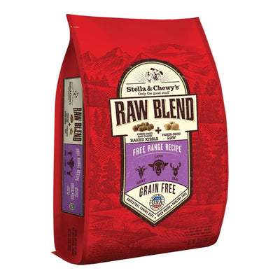 Stella & Chewys Dog Kibble - Raw Blend Free Range Recipe 22Lbs