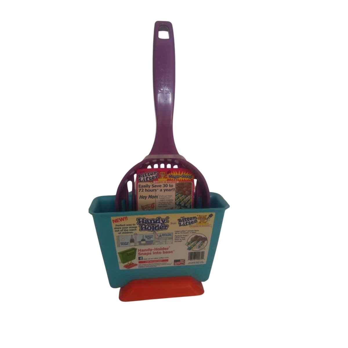 LitterLifter Magic Cat Scoop with Handy Holder Combo Assorted, 1ea - Pets Perfect