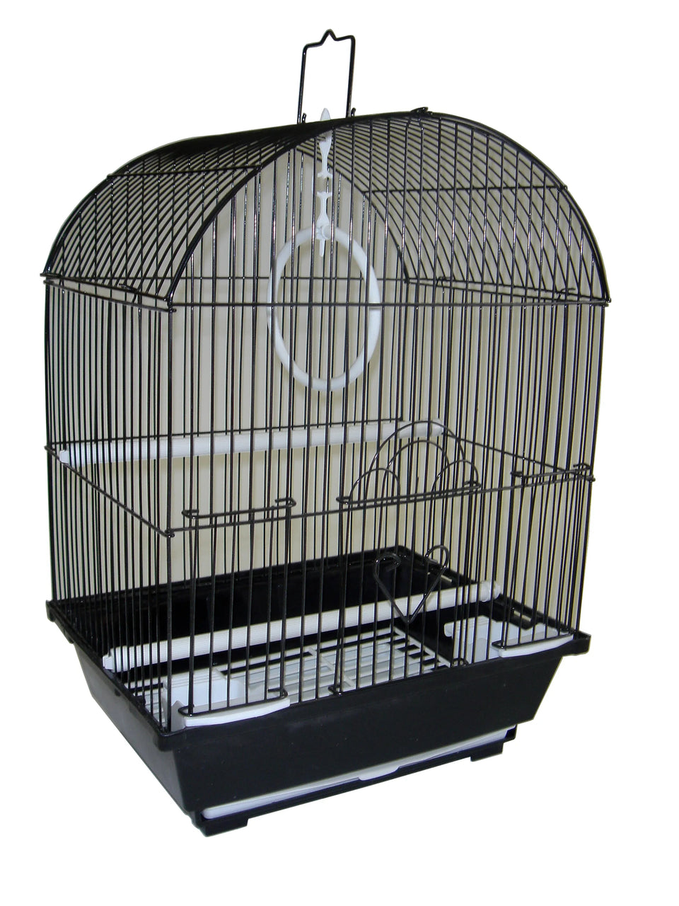 YML Round Top Style Parakeet Cage, White/11 X 9 X 16, view 9