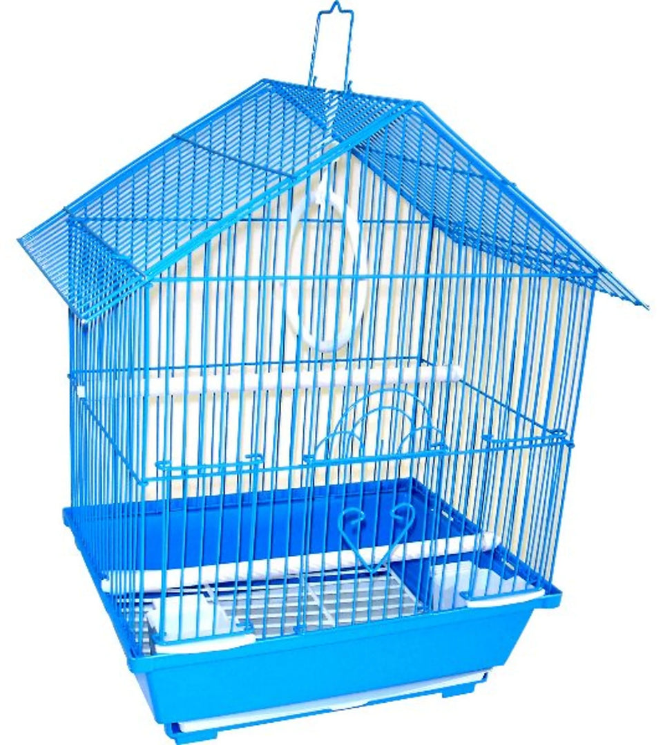 YML House Top Style Parakeet Cage, Green/11" X 9" X 16", view 10