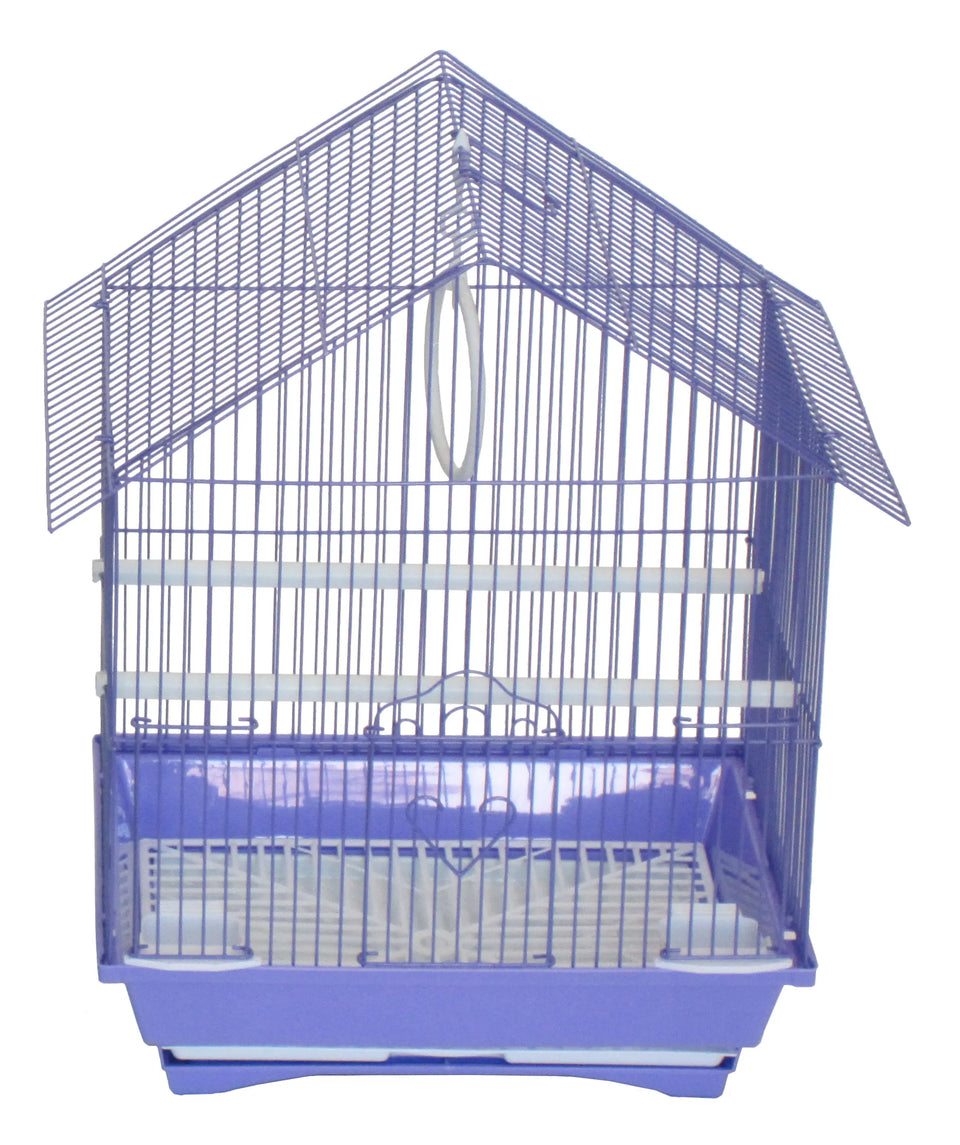 YML House Top Style Parakeet Cage, White/11" X 9" X 16", view 8