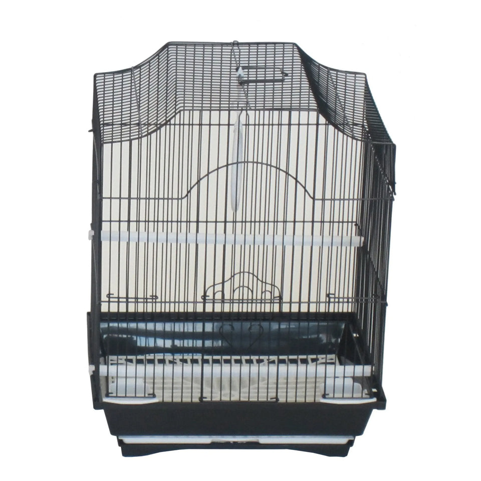 YML Cornerless Flat Top Cage, Blue/MEDIUM - 13.3" X 10.8" X 16.5", view 4
