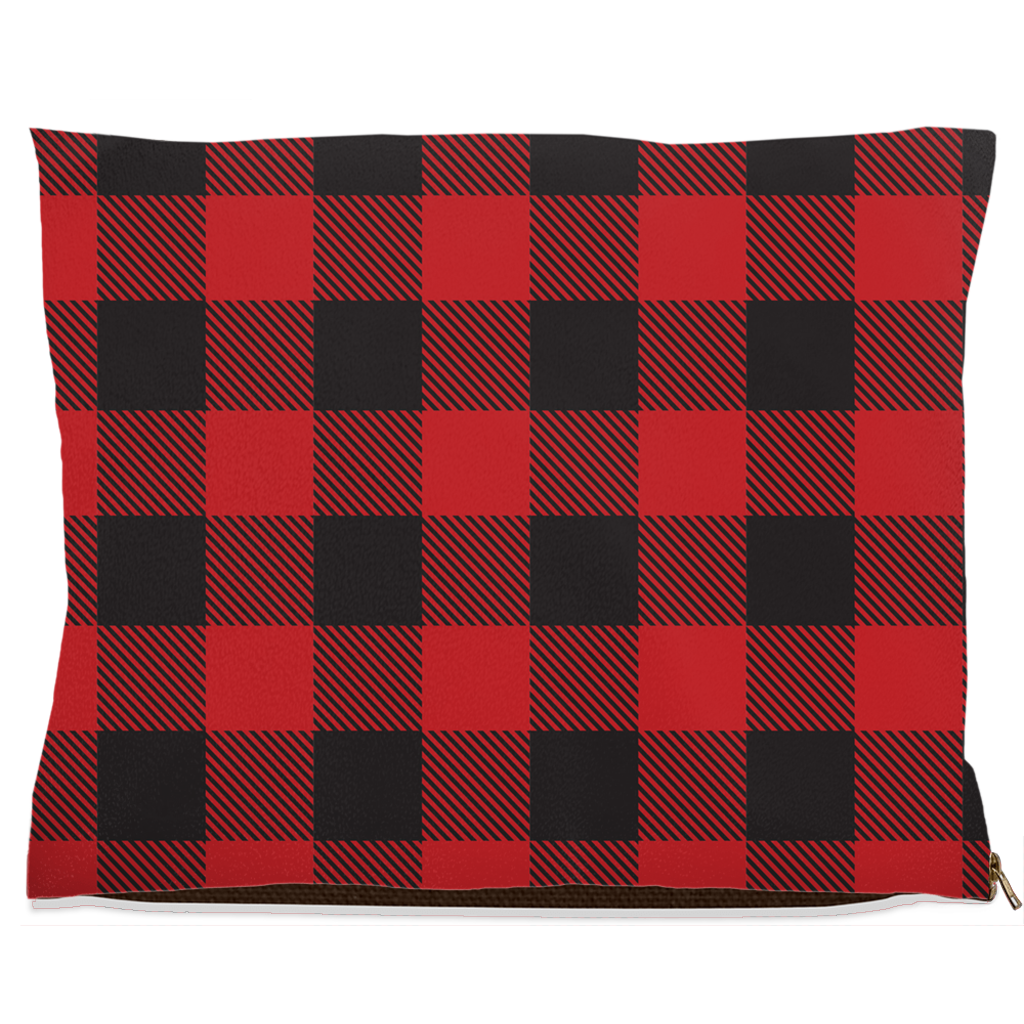 Buffalo Plaid Dog Bed, view 6