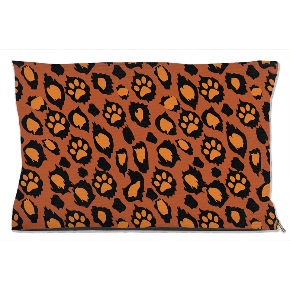 Leopawd Skin Dog Bed, Fleece/18x28 inch, view 2