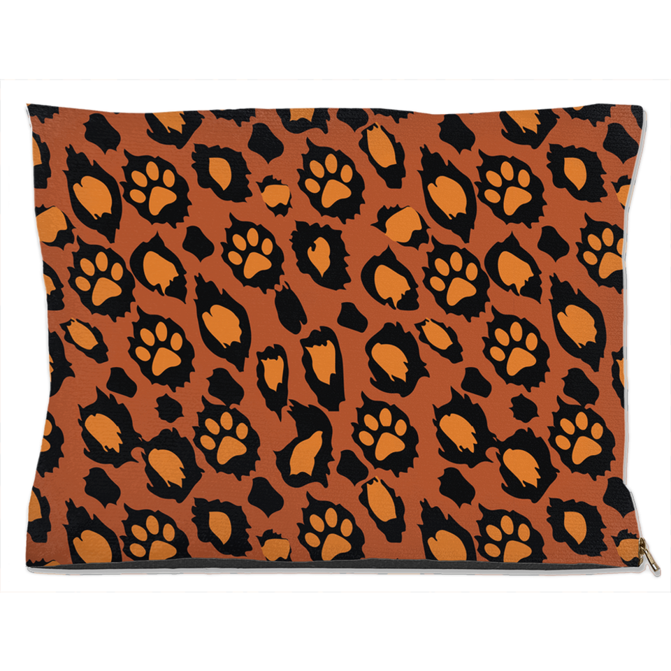 Leopawd Skin Dog Bed, Fleece/30x40 inch, view 4