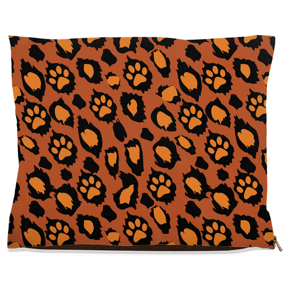 Leopawd Skin Dog Bed, Water Resistant/18x28 inch