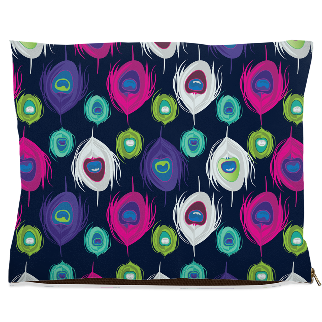 Peacock Splash Dog Bed, view 6