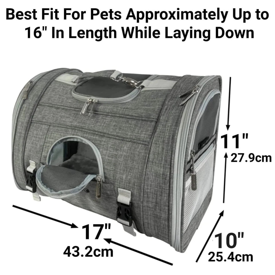 Mr. Peanut's Monterey Series Convertible Backpack Airline Capable Pet, view 5