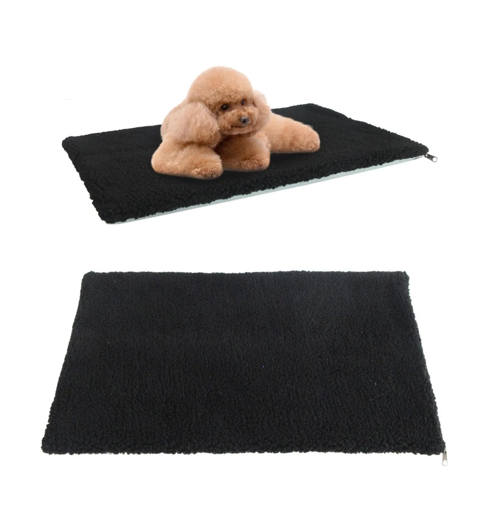 Portable Pet Crate Faux Fleece Pad, view 2