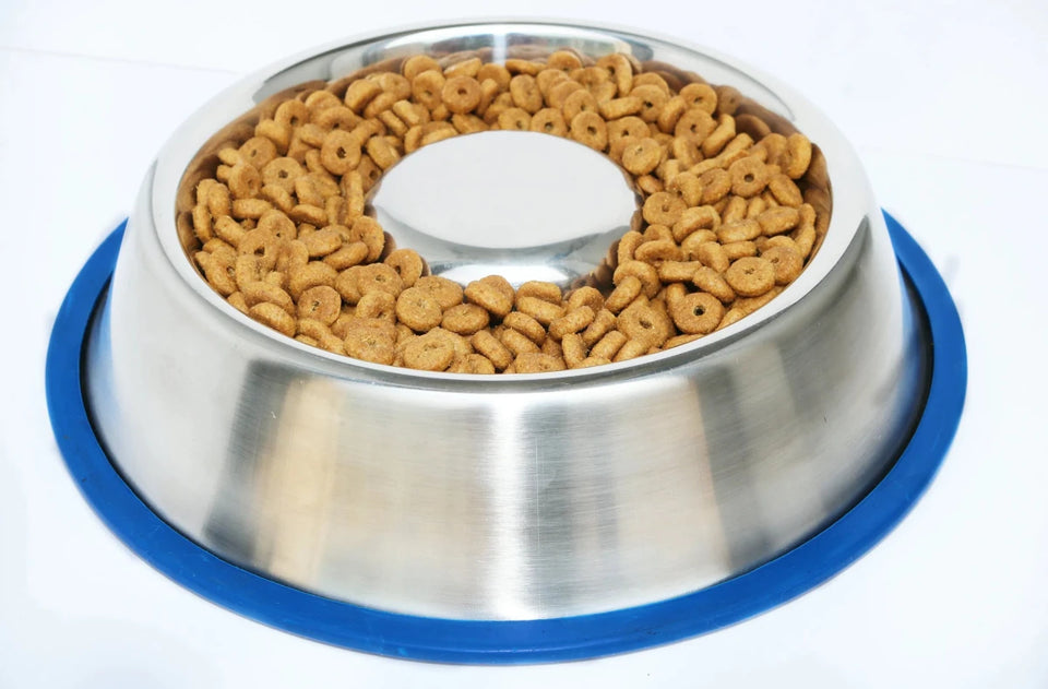 Mr. Peanut's Slow Feed Anti Bloat Dog Bowl with Bonded Silicone Base, view 7