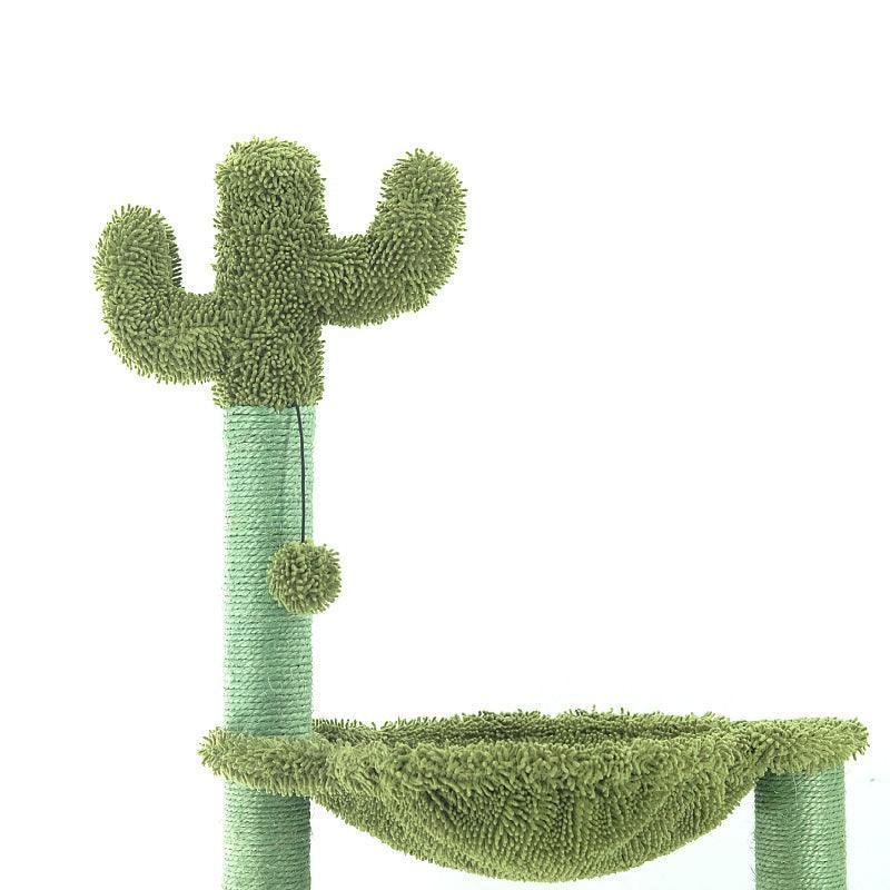Sleek Sisal Cat Tree With Cozy Hammock - Ultimate Cat Climbing Frame - Pets Perfect