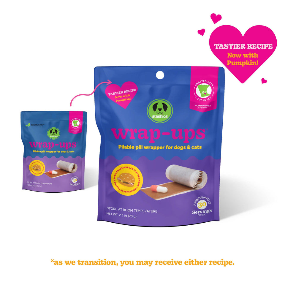 Stashios Dog & Cat Wrap Ups Bacon Cheeseburger 2.1 oz