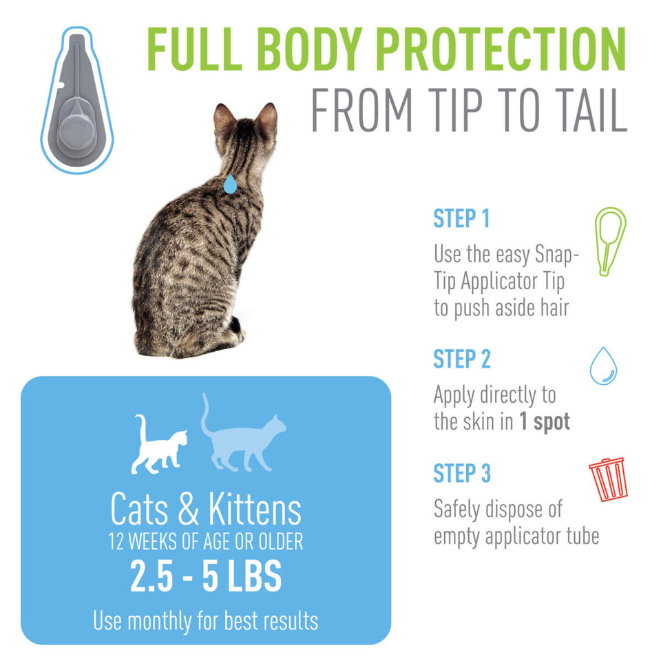Adams Plus Flea & Tick Spot On for Cats & Kittens Over 2.5 lb But, view 6