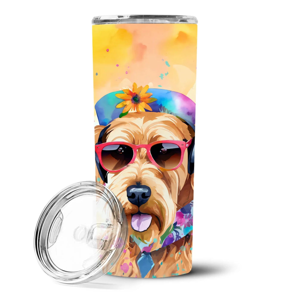 Pet Lover Stainless Steel Tumbler, 20 oz, Akita Hippie Dawg-194030819265/Akita 2450, view 3