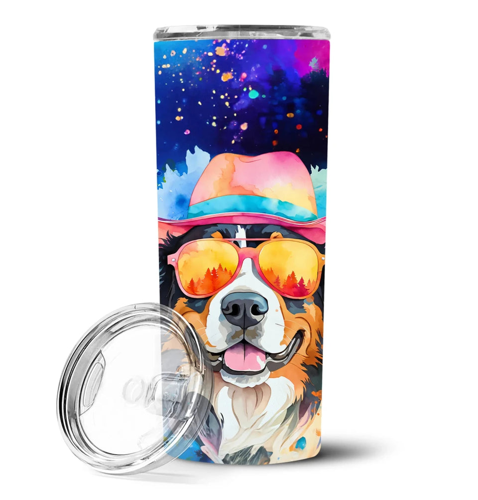 Pet Lover Stainless Steel Tumbler, 20 oz, Bernese Mountain Dog Hippie Dawg-194030819364/Bernese mountain dog 2460, view 13