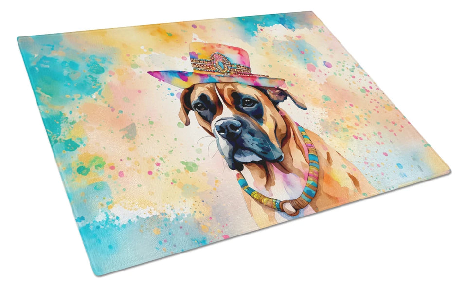 Hippie Dawg Glass Cutting Board - Large, Boxer 2472, view 25