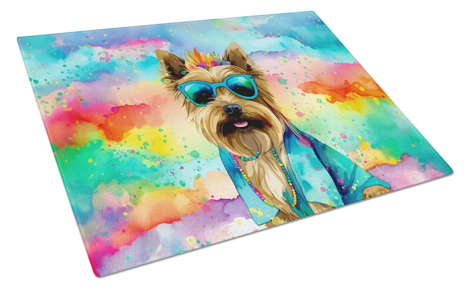 Hippie Dawg Glass Cutting Board - Large, Cairn terrier 2480, view 33