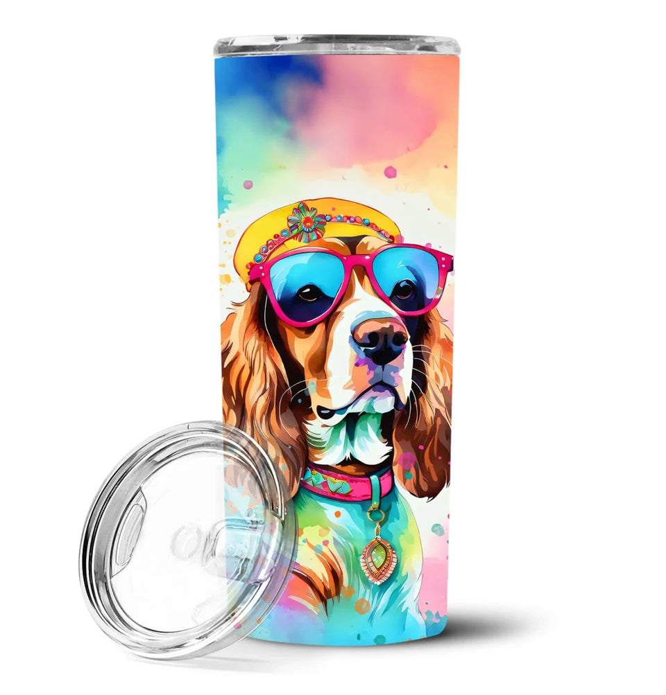 Pet Lover Stainless Steel Tumbler, 20 oz, Cavalier Spaniel Hippie Dawg-194030819616/Cavalier spaniel 2485, view 39