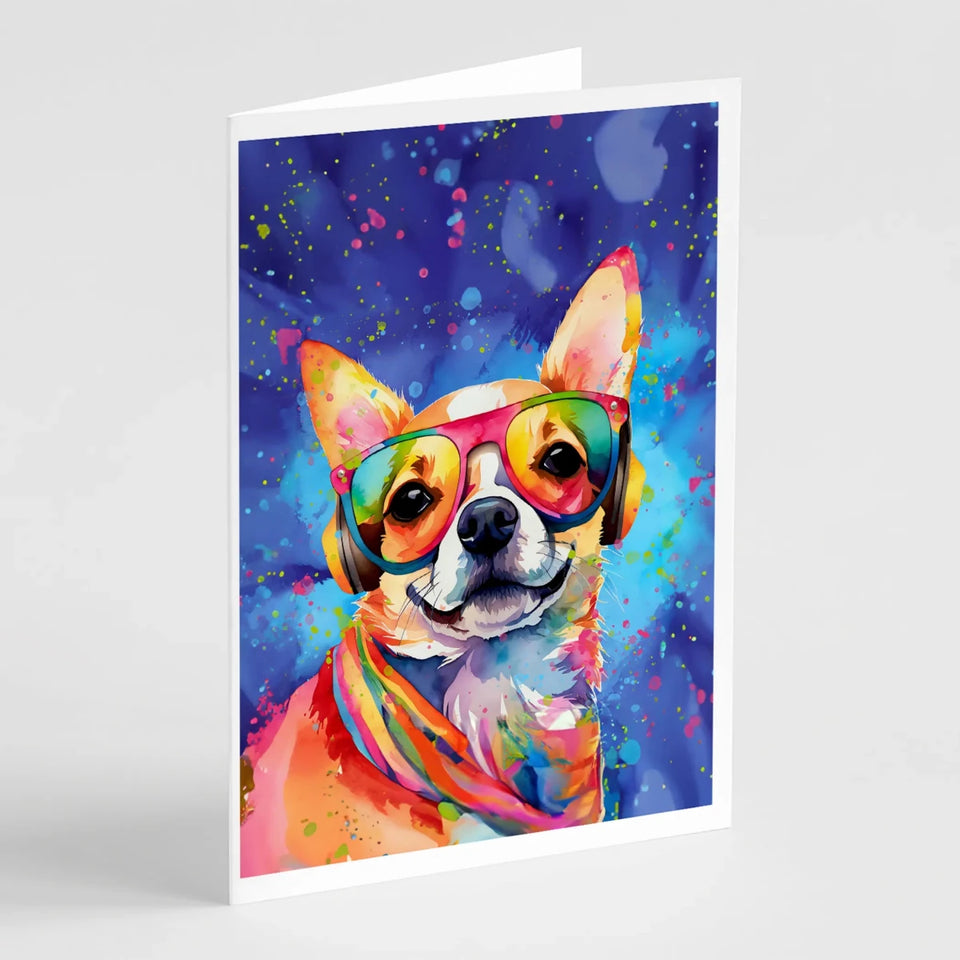 Hippie Dawg Greeting Cards - 5 x 7, Chihuahua 2488, view 41