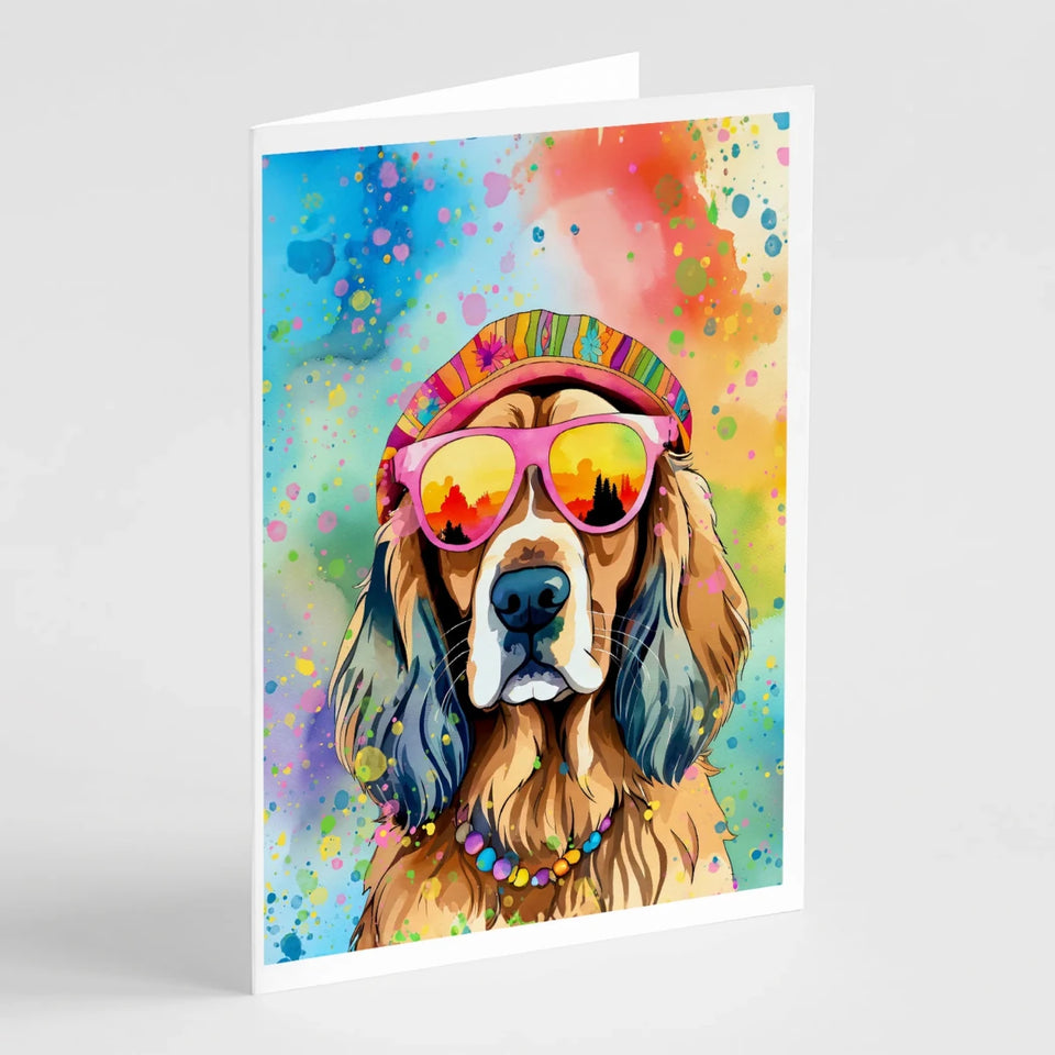 Hippie Dawg Greeting Cards - 5 x 7, Cocker spaniel 2493, view 46