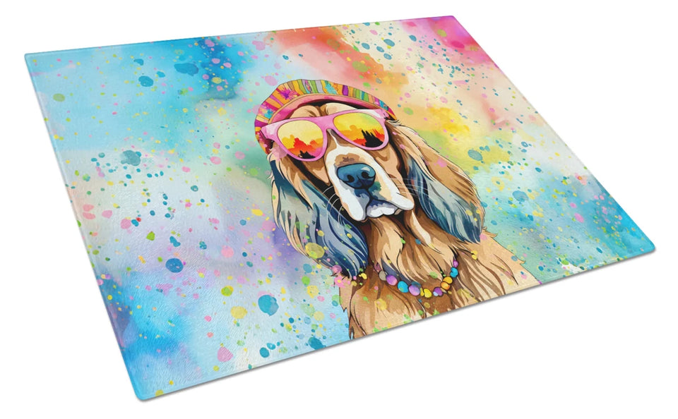 Hippie Dawg Glass Cutting Board - Large, Cocker spaniel 2493, view 46