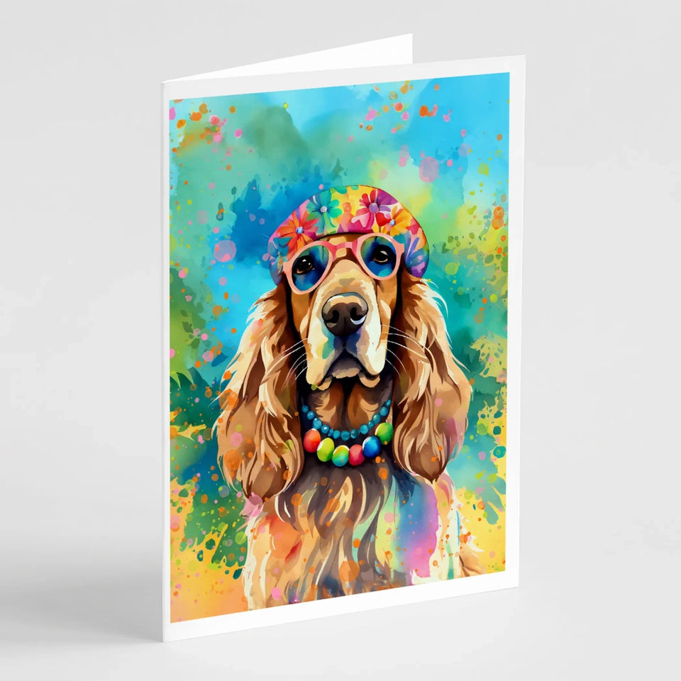 Hippie Dawg Greeting Cards - 5 x 7, Collie 2494, view 47