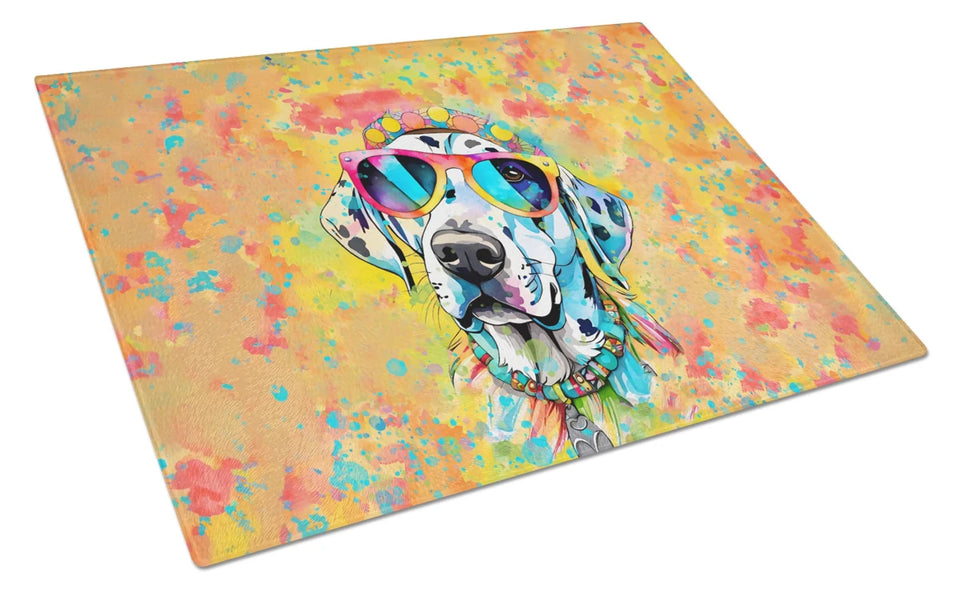 Hippie Dawg Glass Cutting Board - Large, Dalmatian 2501, view 54