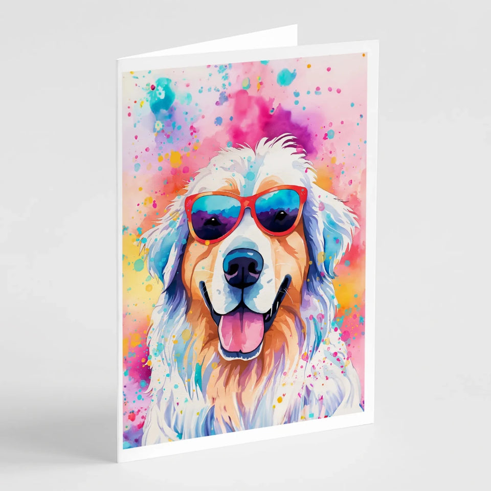 Hippie Dawg Greeting Cards - 5 x 7, Great pyrenees 2517, view 70
