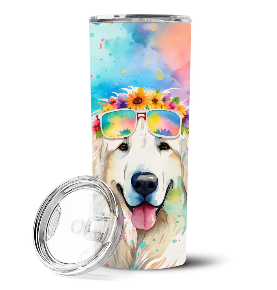 Pet Lover Stainless Steel Tumbler, 20 oz, Keeshond Hippie Dawg-194030819951/Keeshond 2519, view 80
