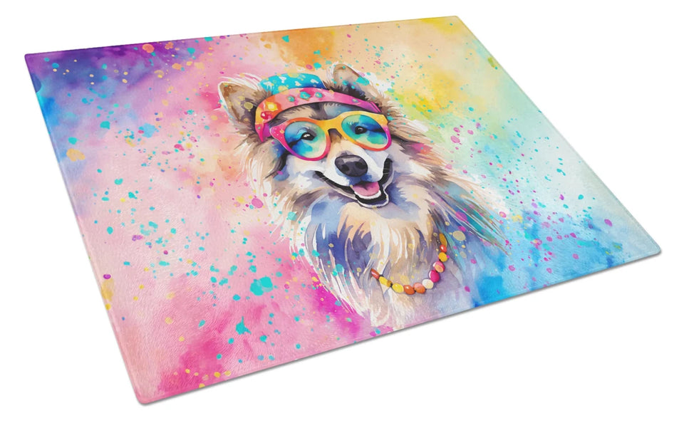 Hippie Dawg Glass Cutting Board - Large, Labrador black 2520, view 73