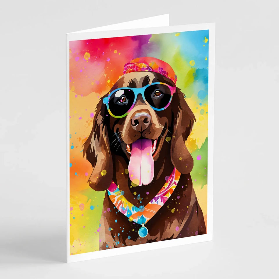 Hippie Dawg Greeting Cards - 5 x 7, Labrador chocolate 2527, view 80