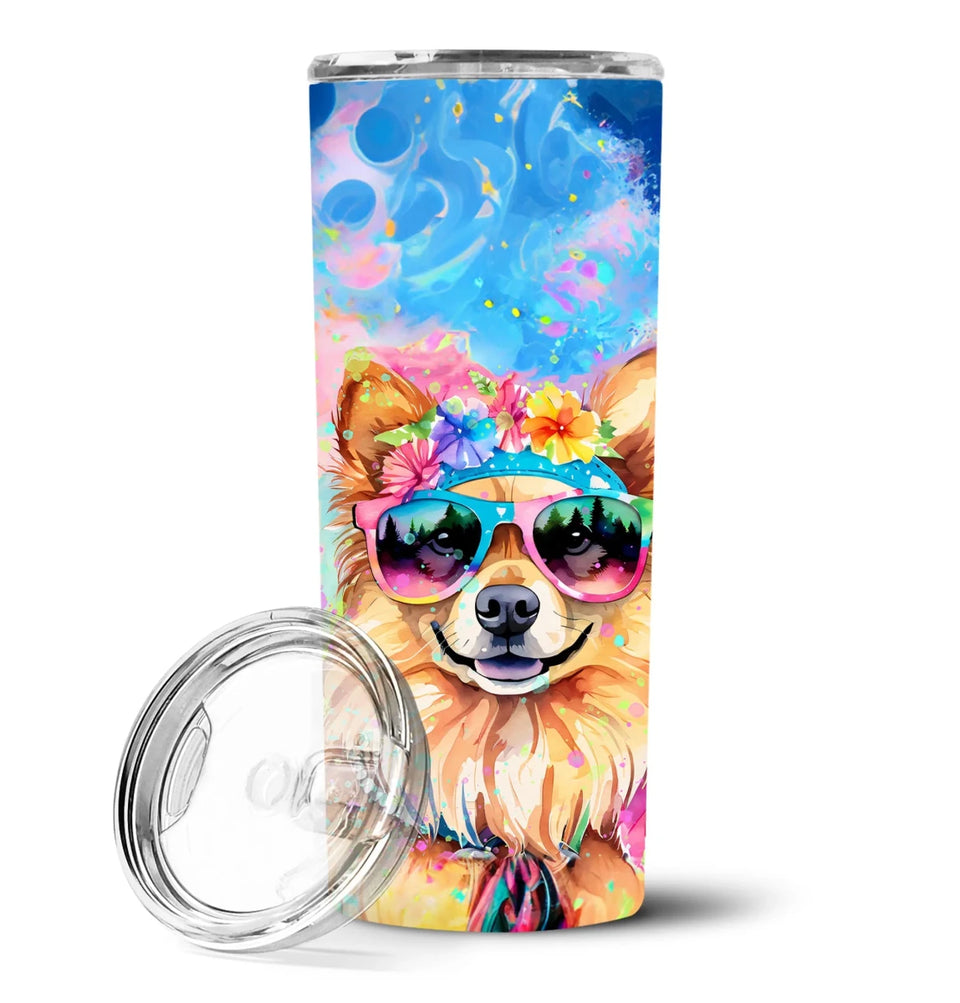 Pet Lover Stainless Steel Tumbler, 20 oz, Poodle Hippie Dawg-194030820186/Poodle 2542, view 91