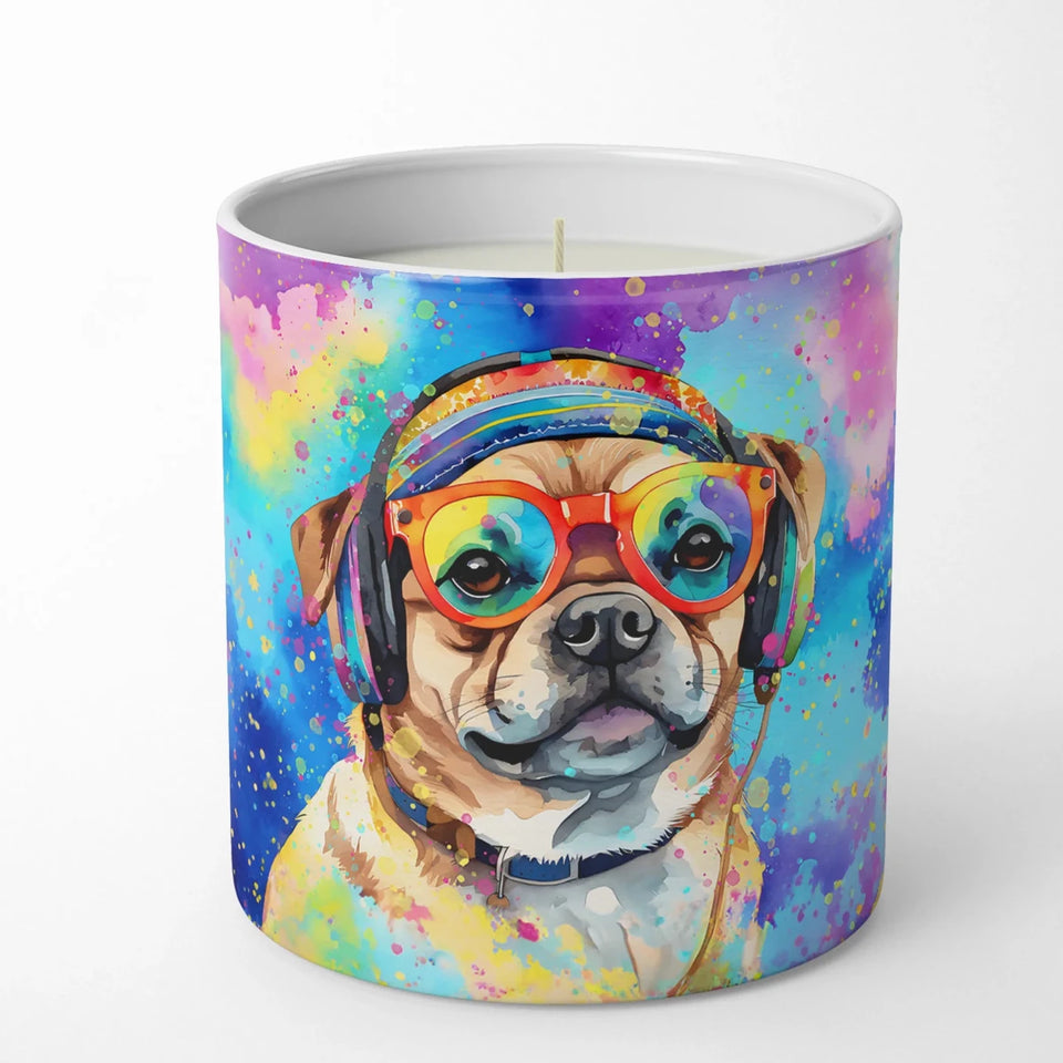 Hippie Dawg Decorative Soy Candle - 10 oz, 194030821572/Pug 2544, view 97