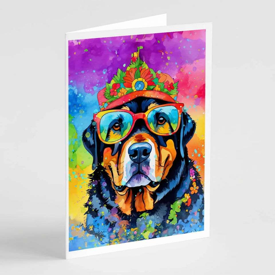 Hippie Dawg Greeting Cards - 5 x 7, view 101