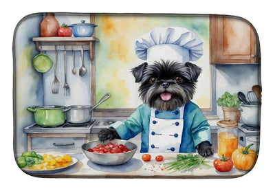 The Dog Chef Dish Drying Mat - 14 x 21", Affenpinscher 6179