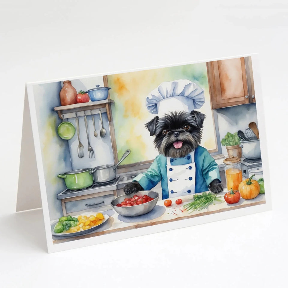 The Dog Chef Greeting Cards - 5 x 7, 8 ct, Afghan hound 6180, view 2