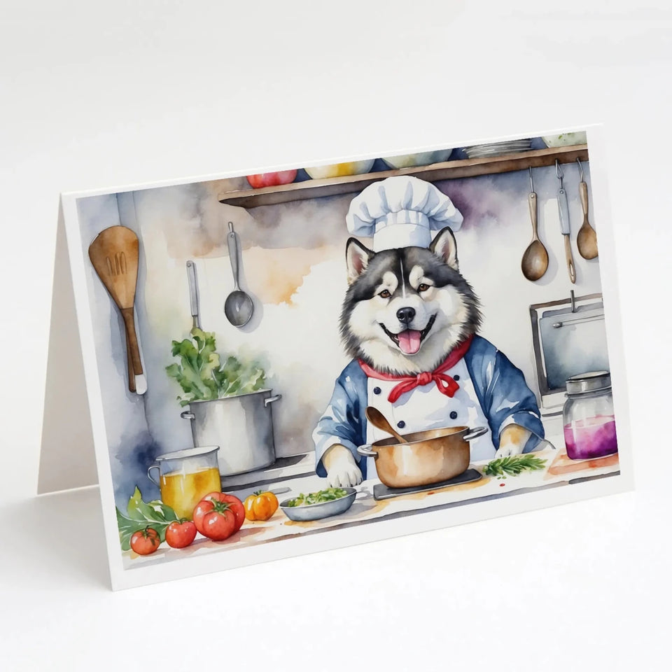 The Dog Chef Greeting Cards - 5 x 7, 8 ct, American bulldog 6185, view 7