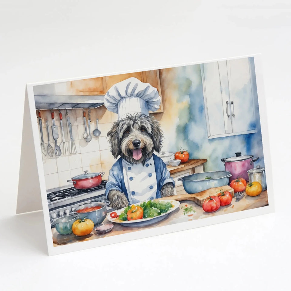 The Dog Chef Greeting Cards - 5 x 7, 8 ct, Bergamasco sheepdog 6204, view 26